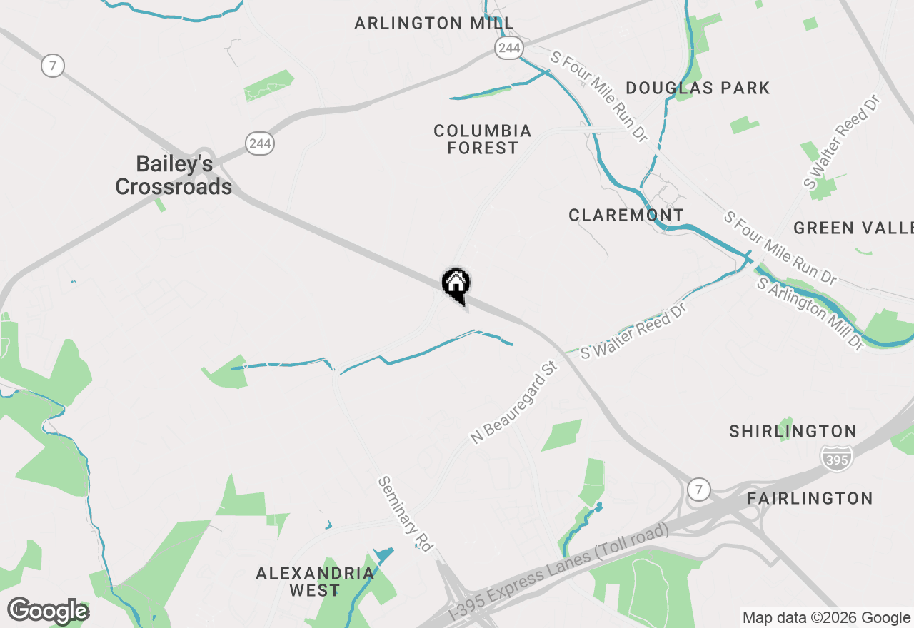 Map of 3701 S George Mason Drive #915N, Falls Church, VA 22041