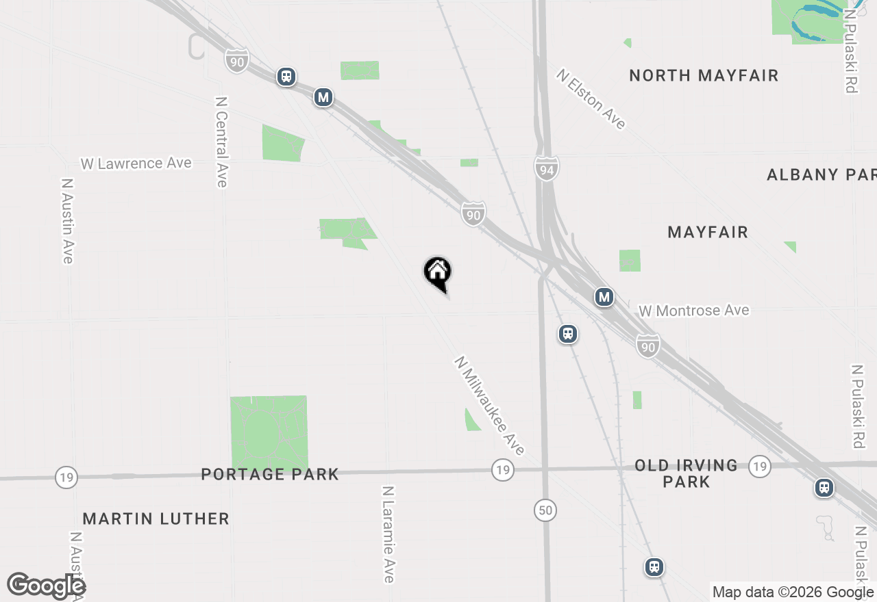 Map of 5041 W Agatite Avenue, Chicago, IL 60630