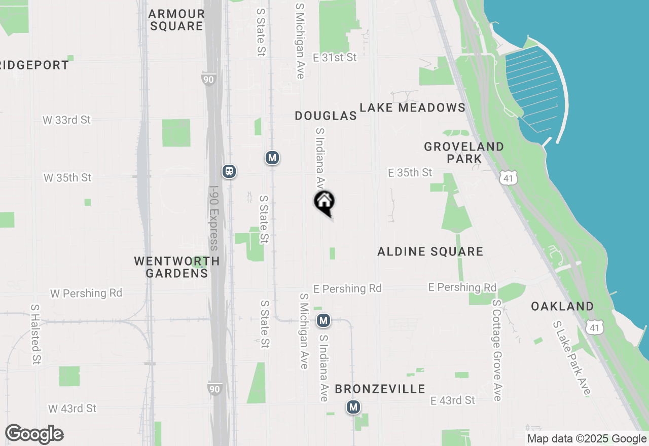 Map of 3659 S Indiana Avenue #3, Chicago, IL 60653
