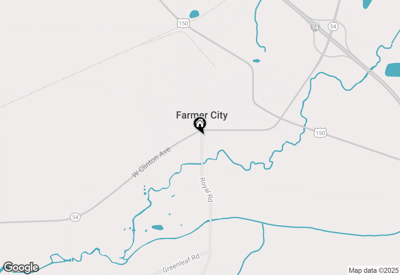 Map of 424 S Main Street, Farmer City, IL 61842