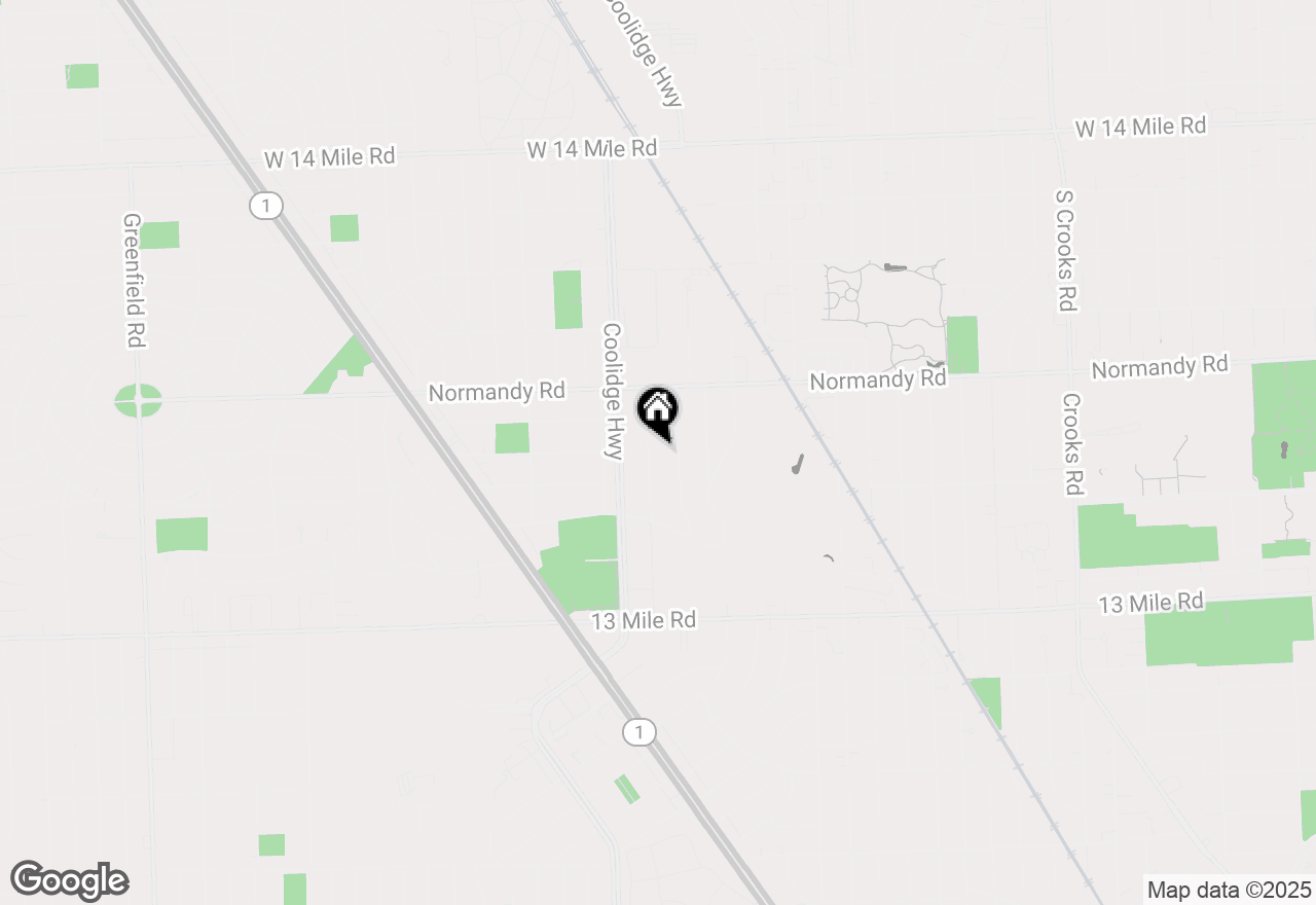 Map of 3828 Edgar Avenue, Royal Oak, MI 48073