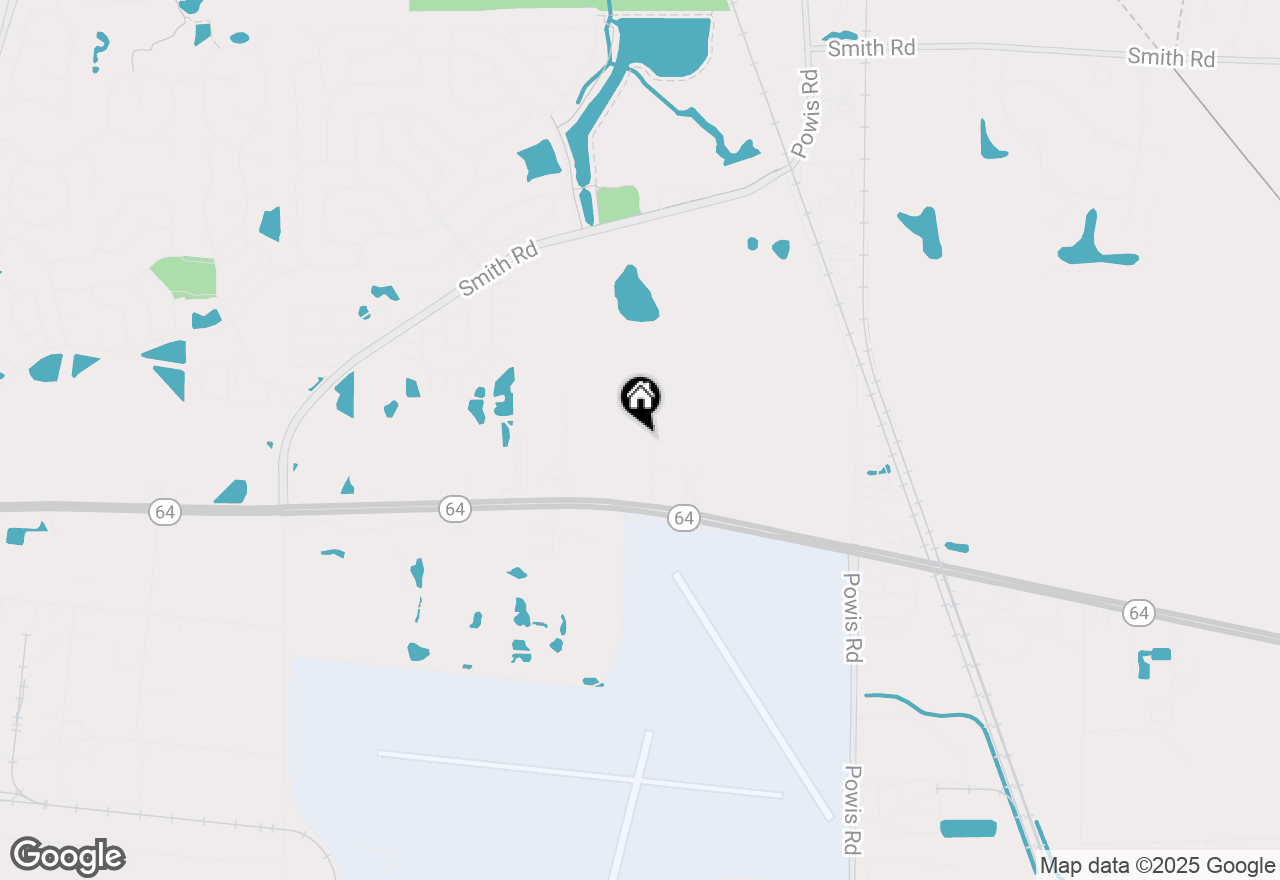 Map of 347 Elm Road, West Chicago, IL 60185