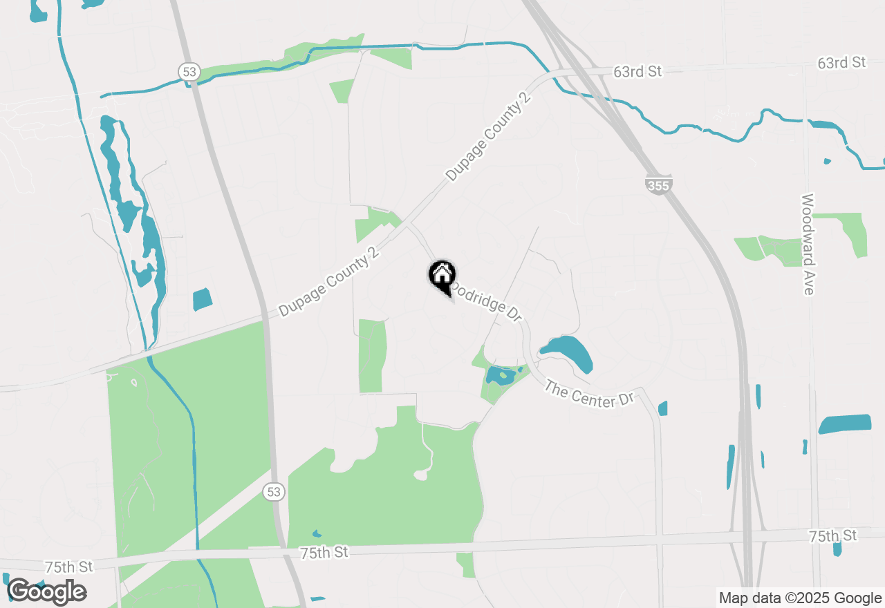 Map of 2823 Cooper Court, Woodridge, IL 60517