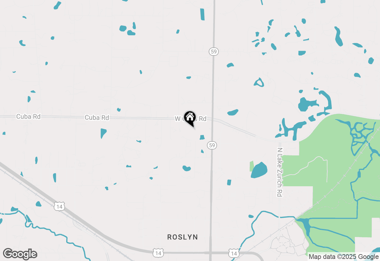 Map of 21412 N Elizabeth Lane, Barrington, IL 60010