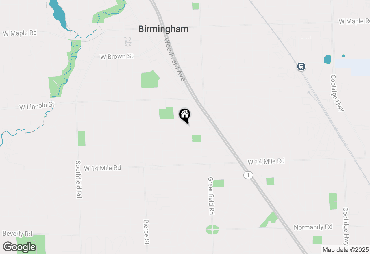 Map of 789 Chapin Avenue, Birmingham, MI 48009