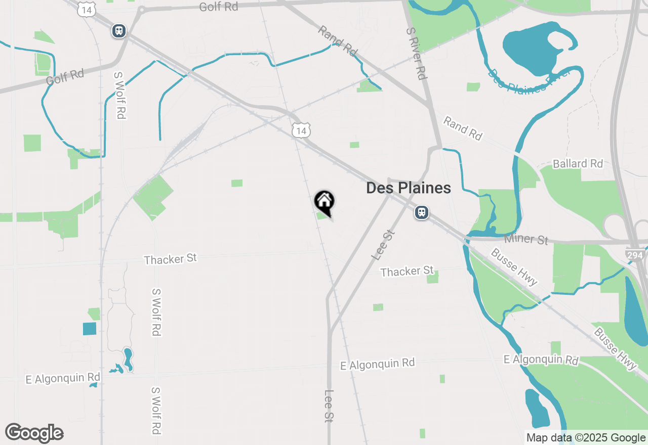 Map of 704 Arlington Avenue, Des Plaines, IL 60016