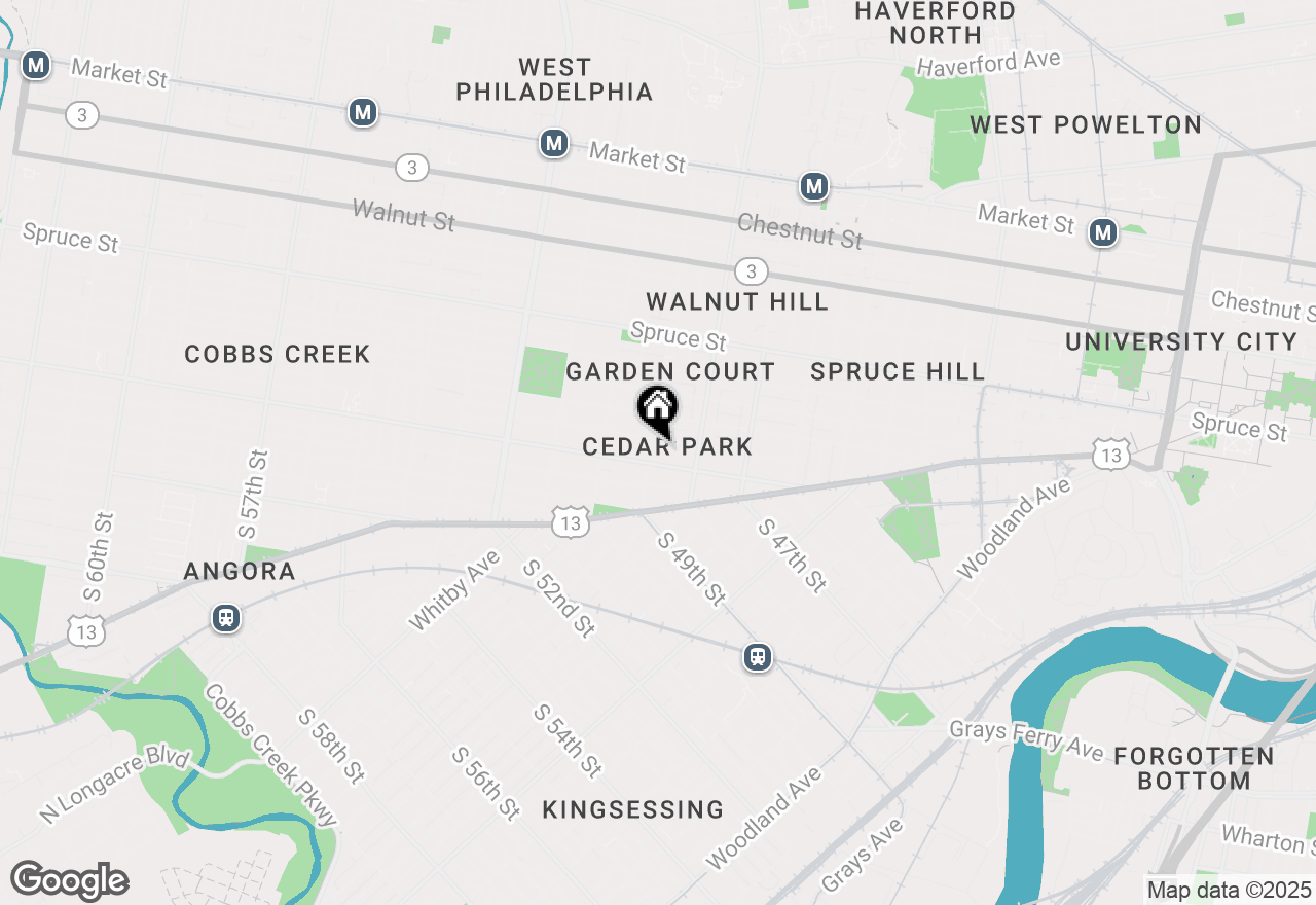 Map of 547 S 49th Street, Philadelphia, PA 19143