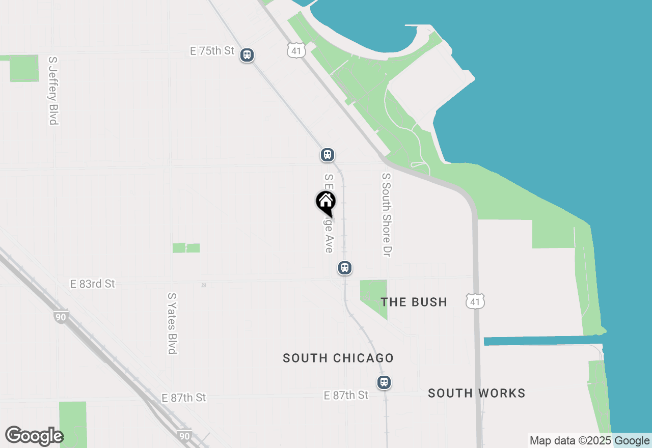 Map of 8100 S Exchange Avenue, Chicago, IL 60617