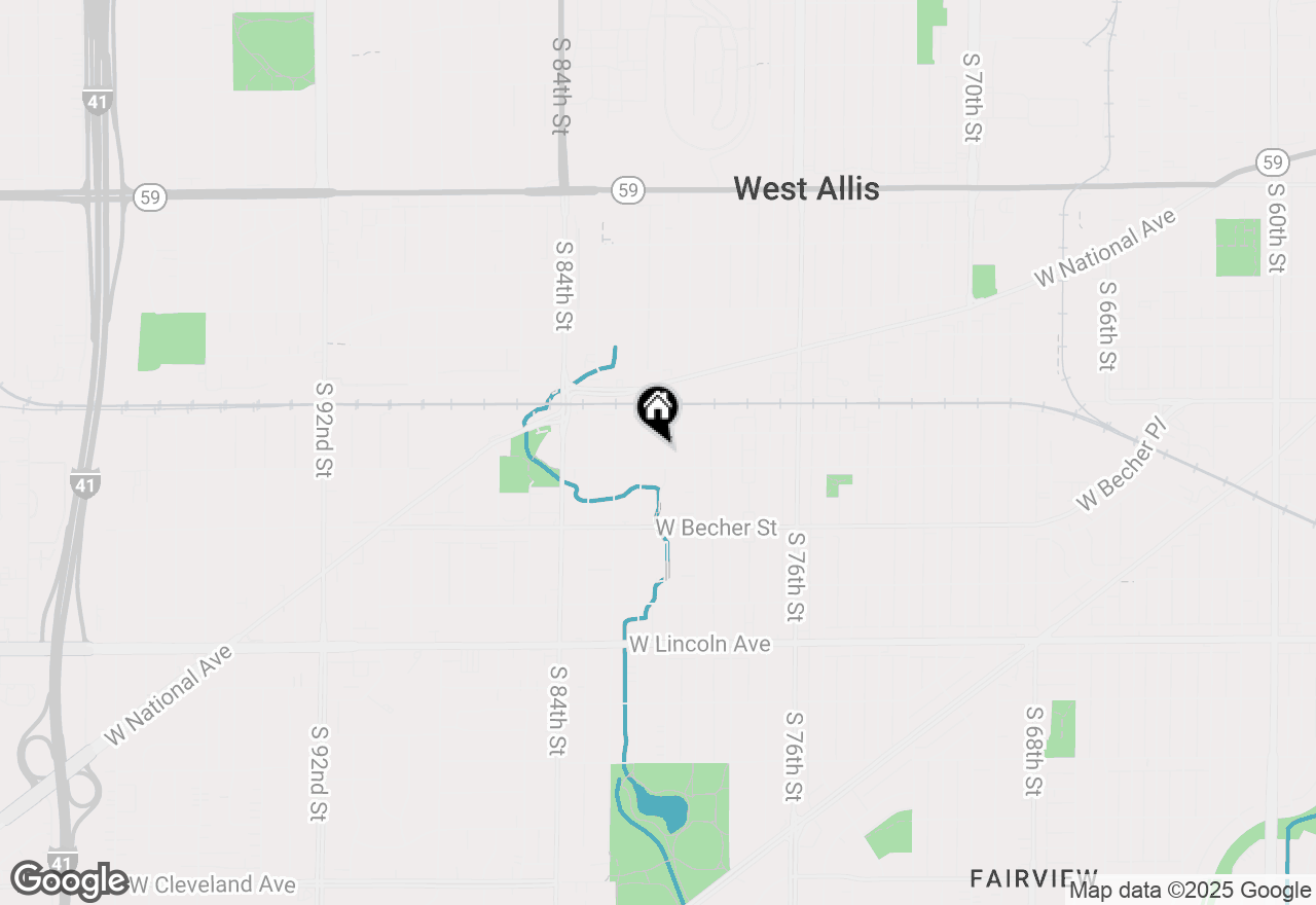 Map of 1965 S 80th St, West Allis, WI 53219