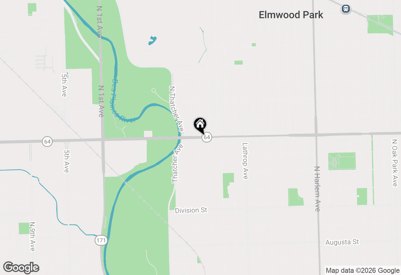 Map of 7827 North Avenue #1, River Forest, IL 60305