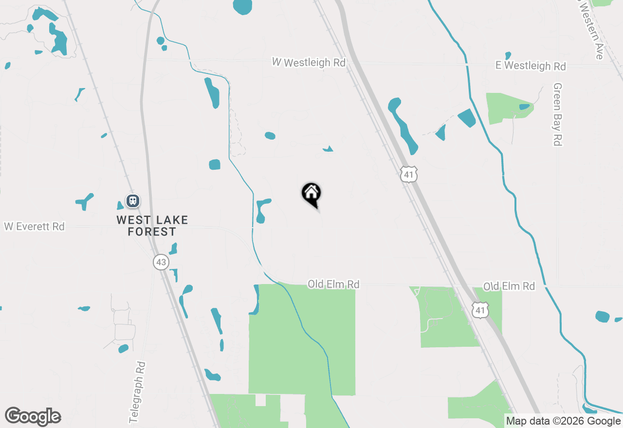 Map of 940 Mount Vernon Avenue, Lake Forest, IL 60045