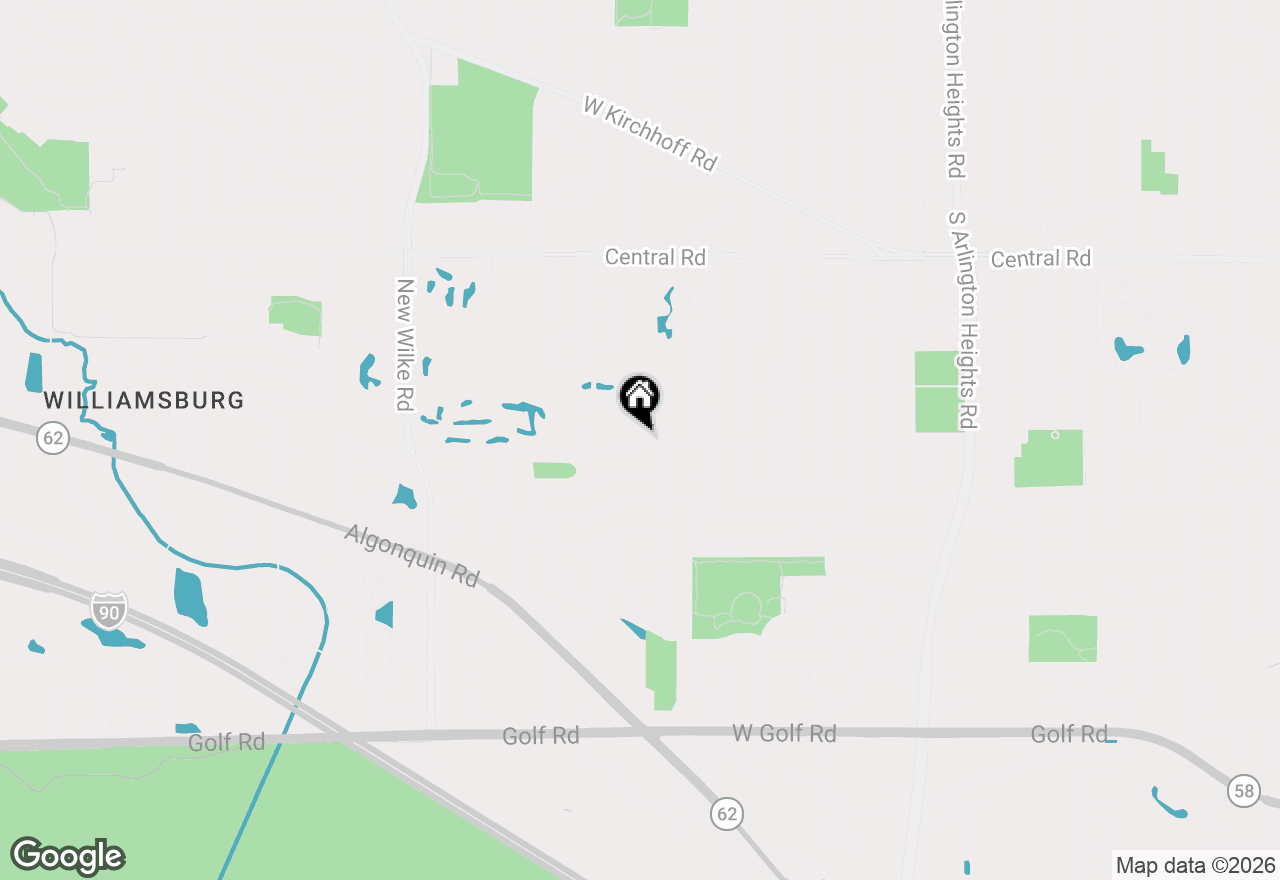 Map of 910 W White Oak Street, Arlington Heights, IL 60005