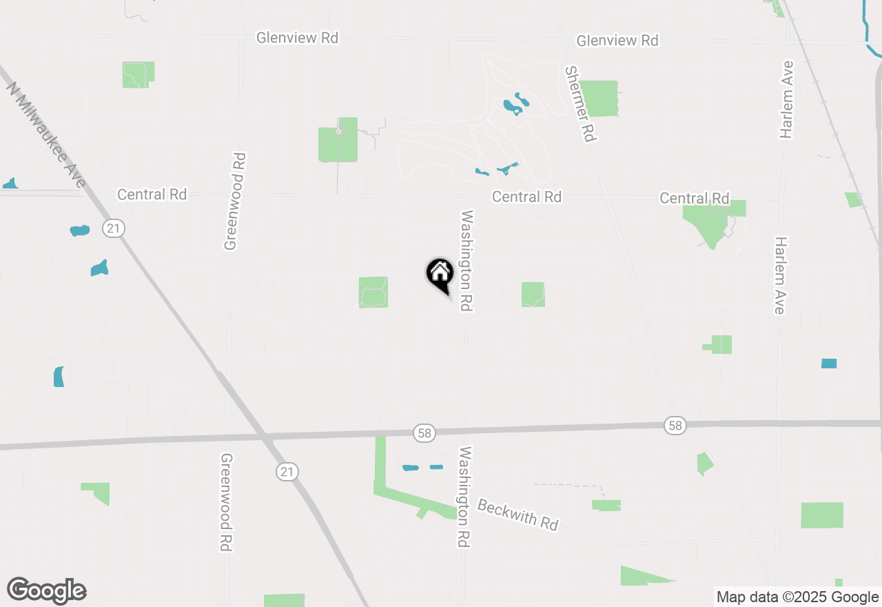 Map of 2740 Norma Court, Glenview, IL 60025