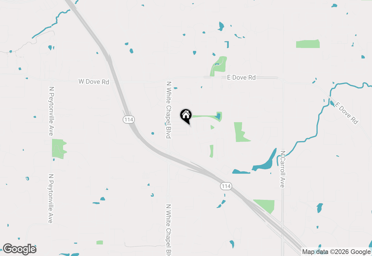 Map of 1801 Cannes Circle, Southlake, TX 76092