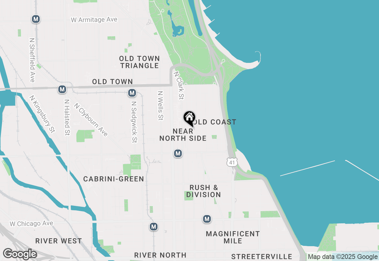 Map of 1316 N Dearborn Parkway, Chicago, IL 60610