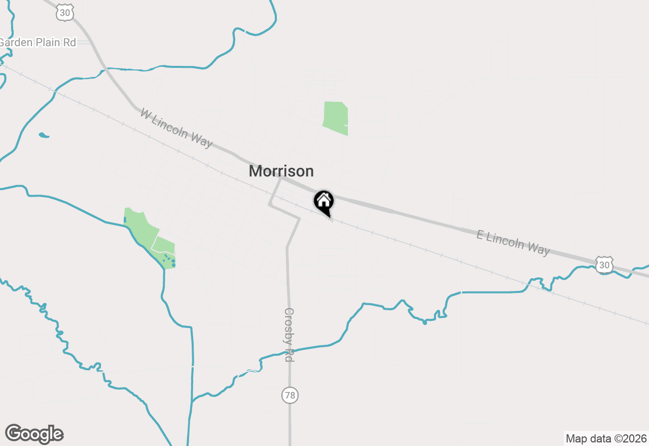 Map of 418 E Wall Street, Morrison, IL 61270