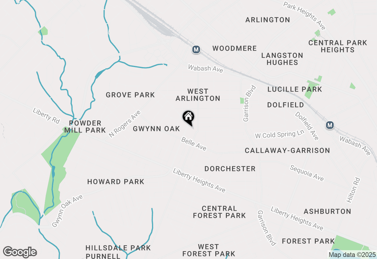 Map of 3901 Gwynn Oak, Baltimore, MD 21207