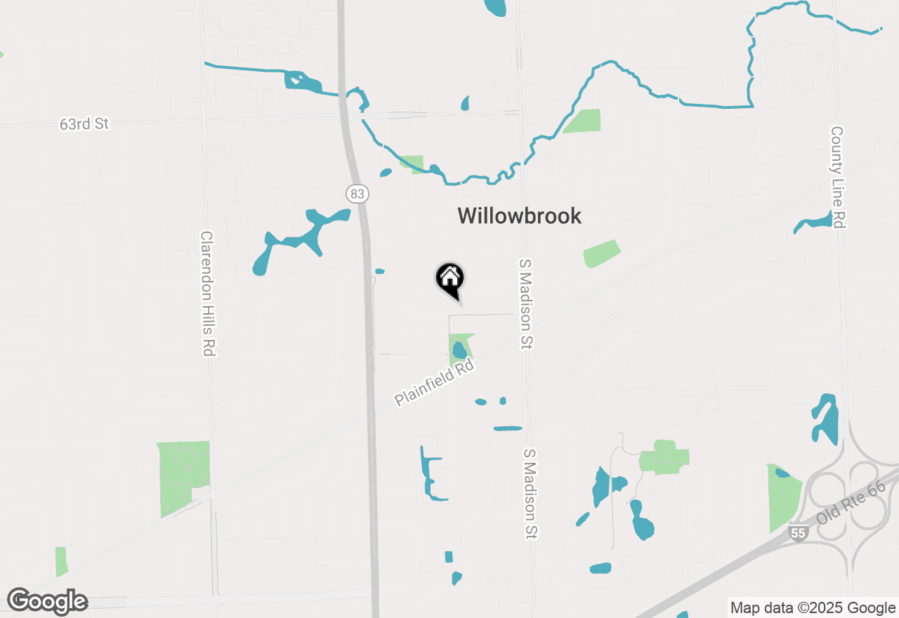 Map of 646 68th Street, Willowbrook, IL 60527