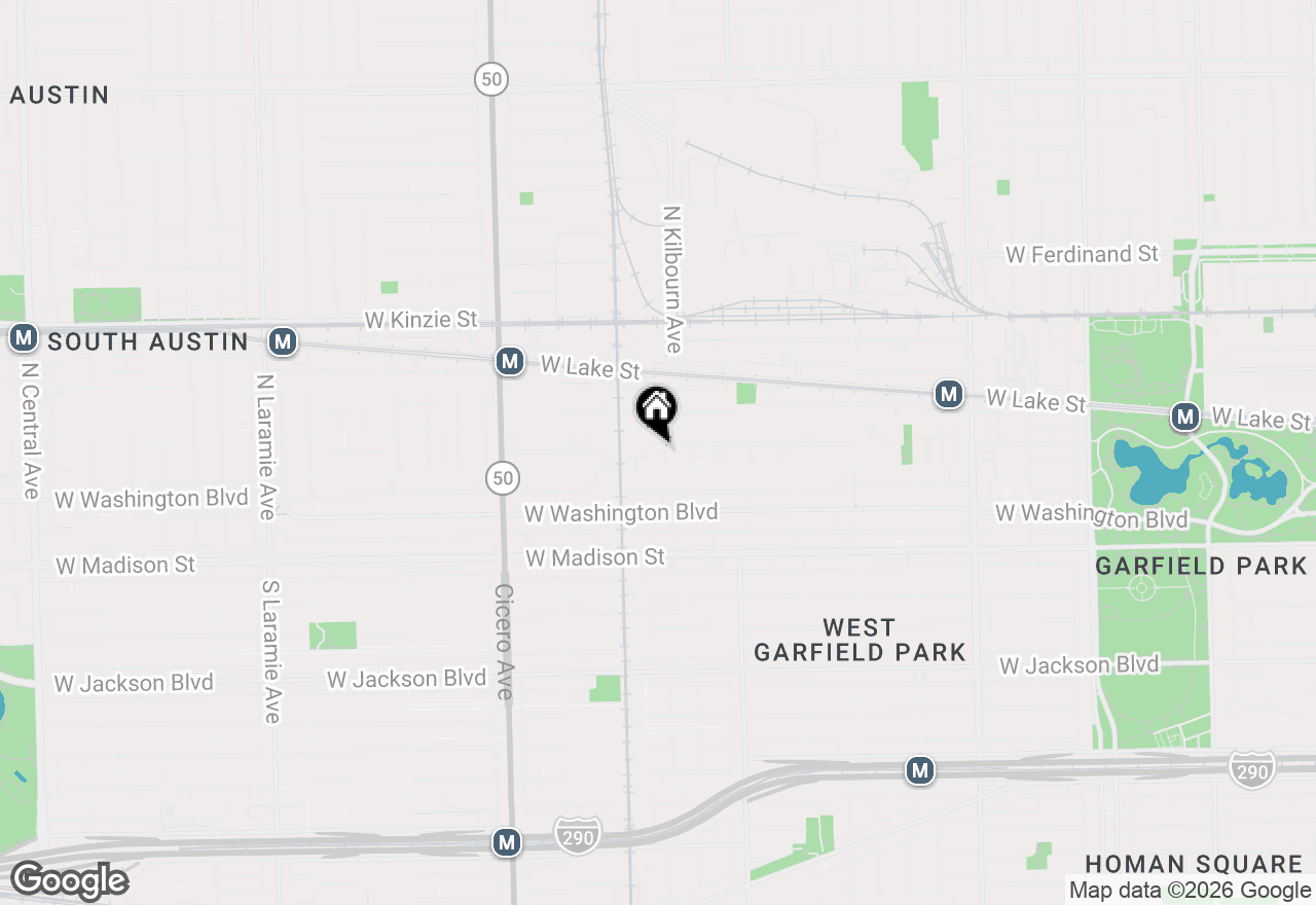 Map of 209 N Kolmar Avenue #1S, Chicago, IL 60624