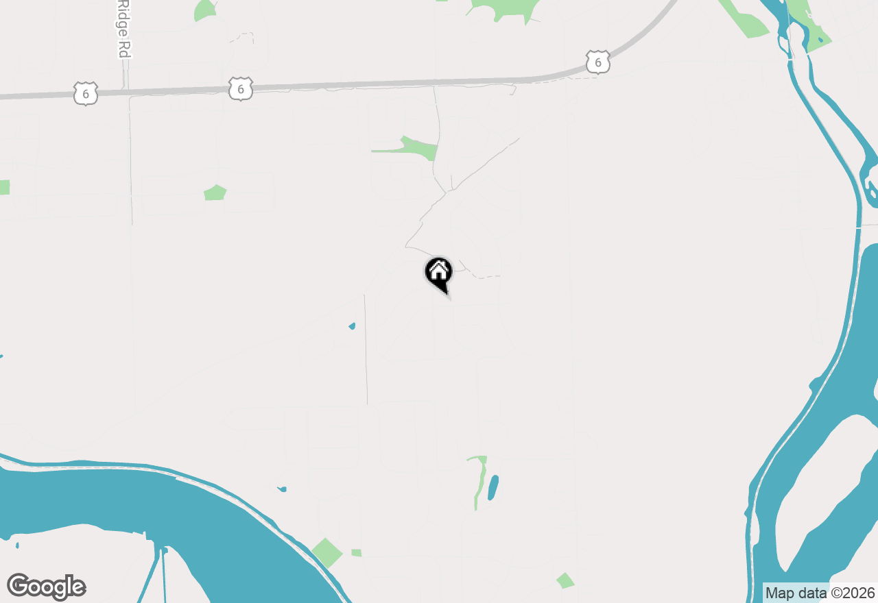 Map of 26049 S White Oak Trail, Channahon, IL 60410