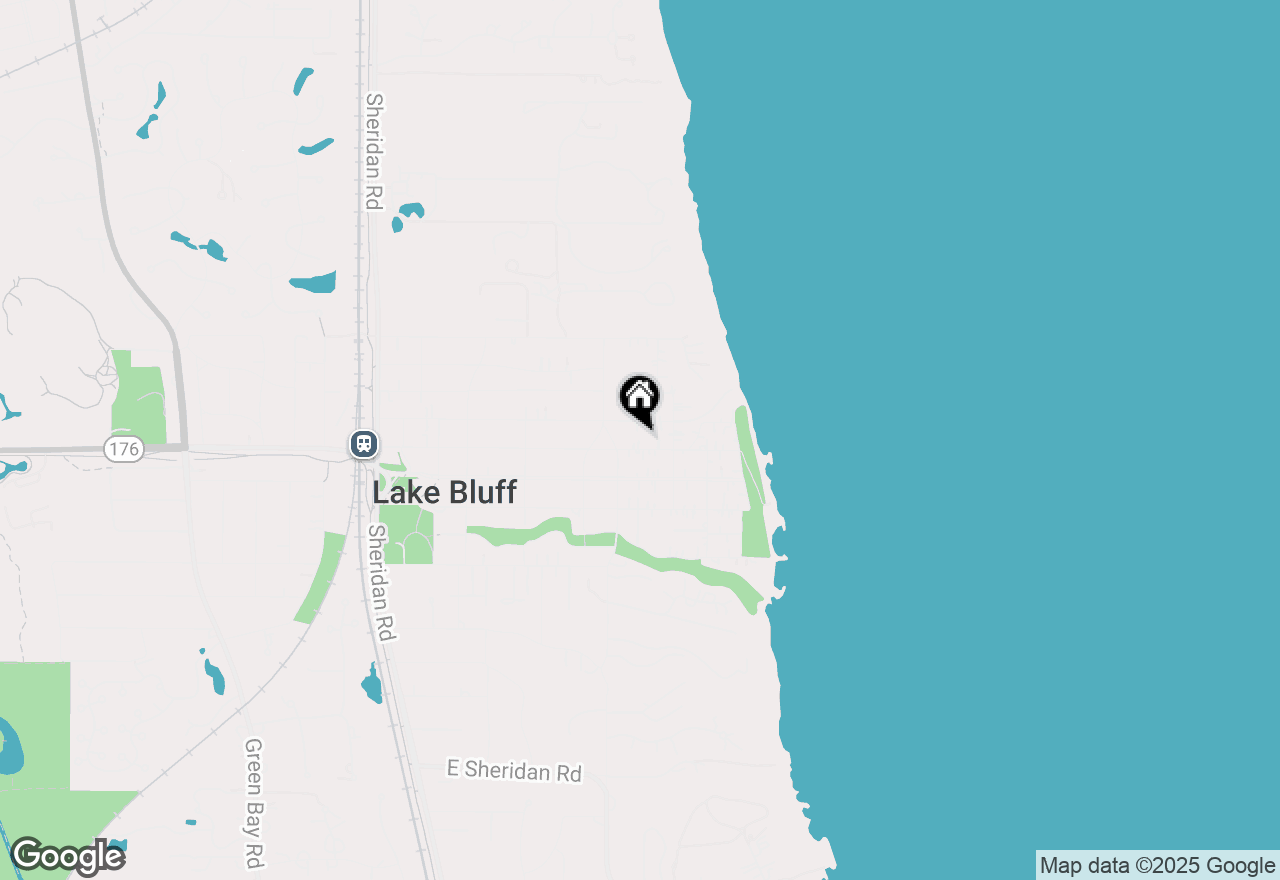 Map of 514 E Scranton Avenue, Lake Bluff, IL 60044