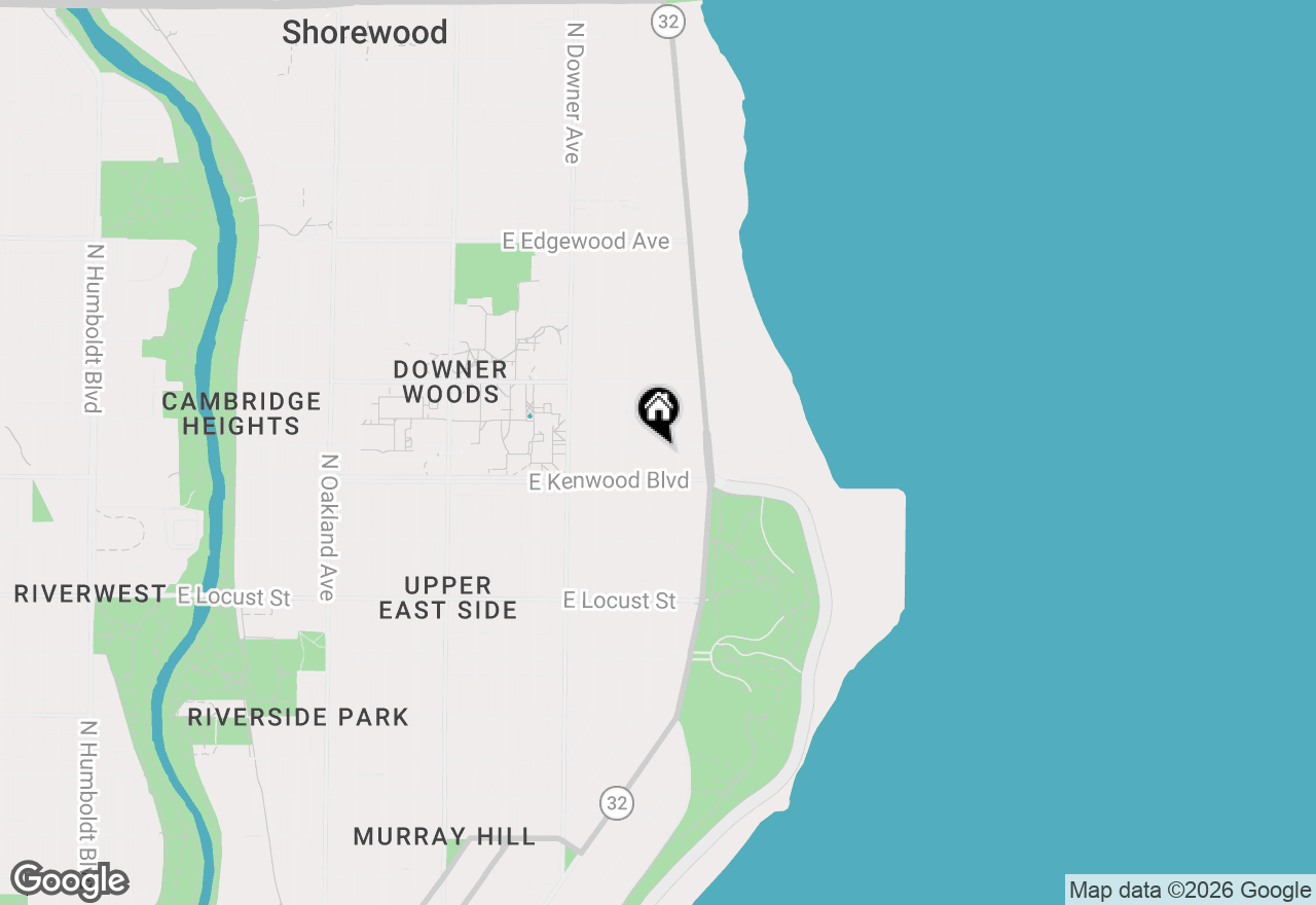Map of 3132 N Shepard Ave, Milwaukee, WI 53211