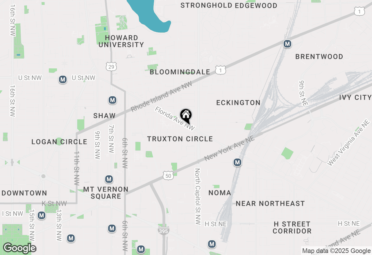 Map of 11 Q Street Nw #B, Washington, DC 20001