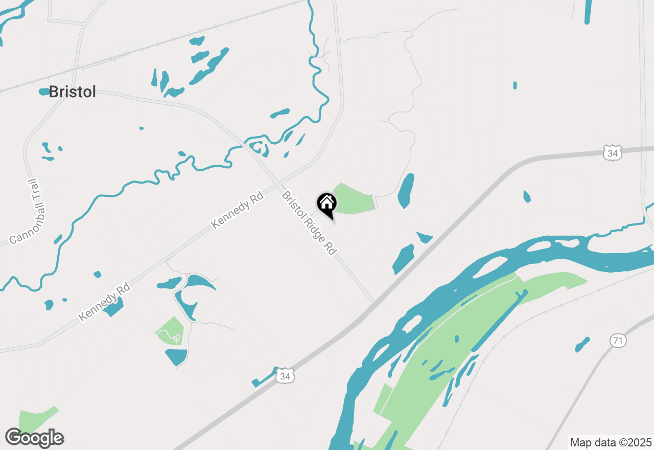 Map of 2020 Squire Circle, Yorkville, IL 60560