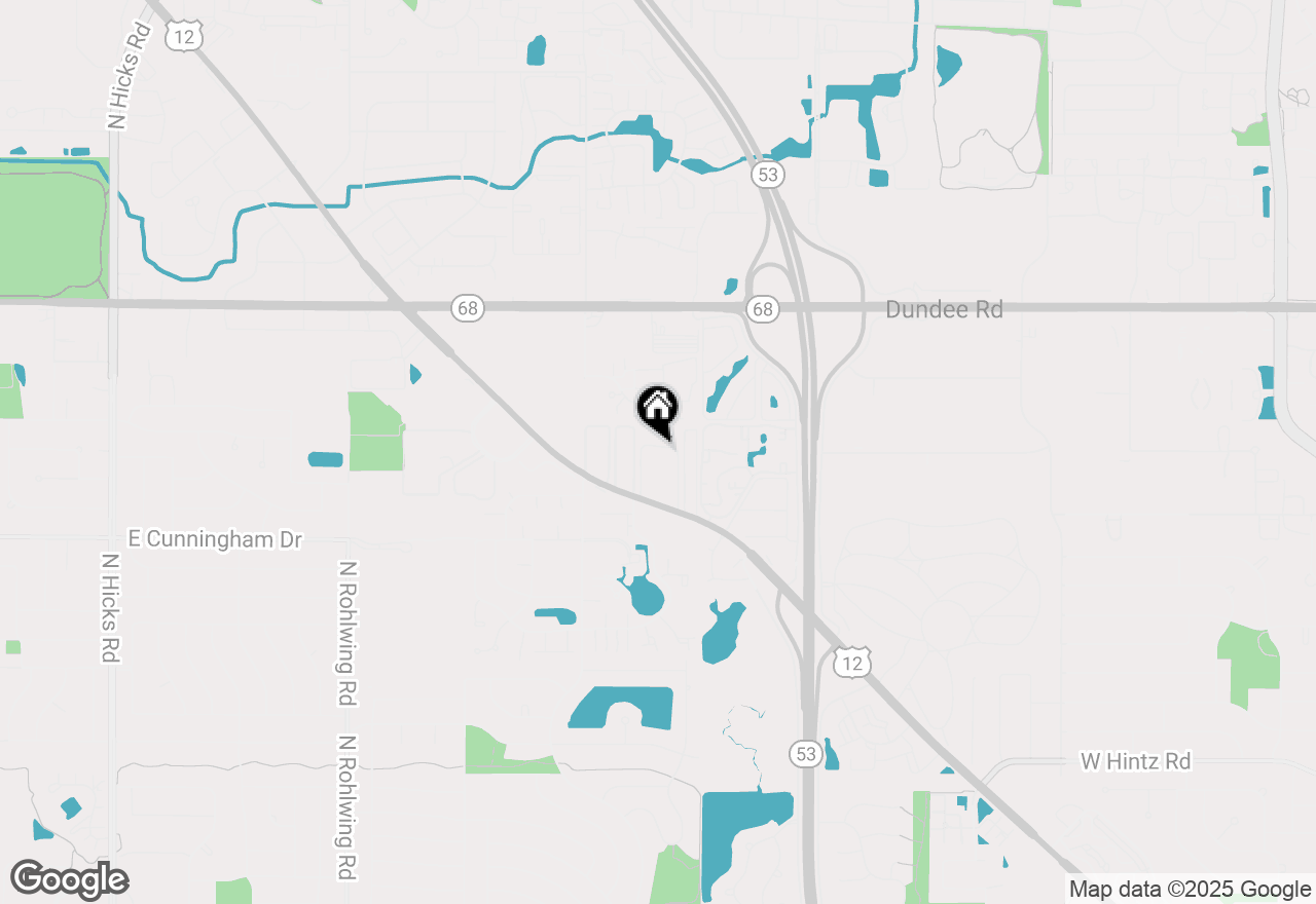 Map of 1431 E Ports O Call Drive, Palatine, IL 60074