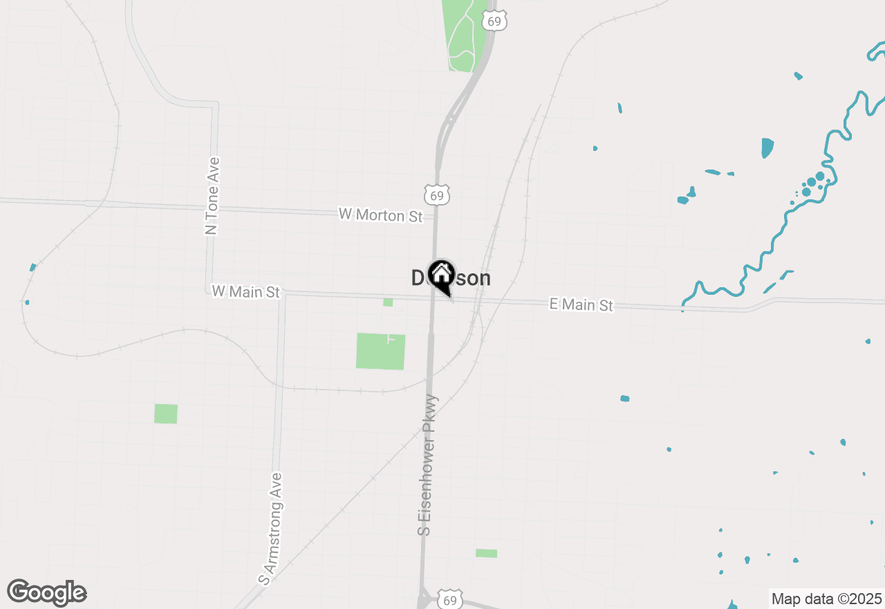 Map of 120 W Main Street, Denison, TX 75021