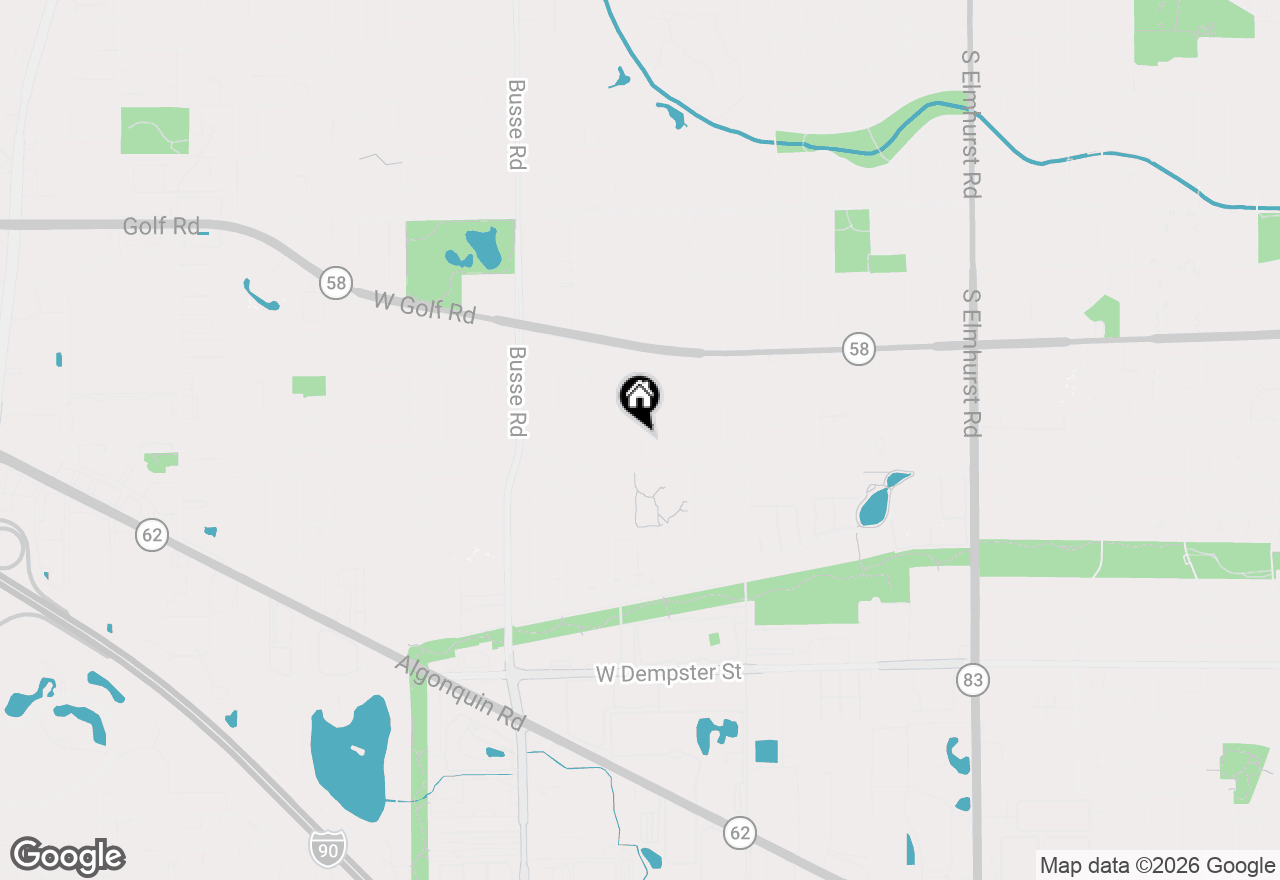 Map of 1028 S Beechwood Drive, Mount Prospect, IL 60056