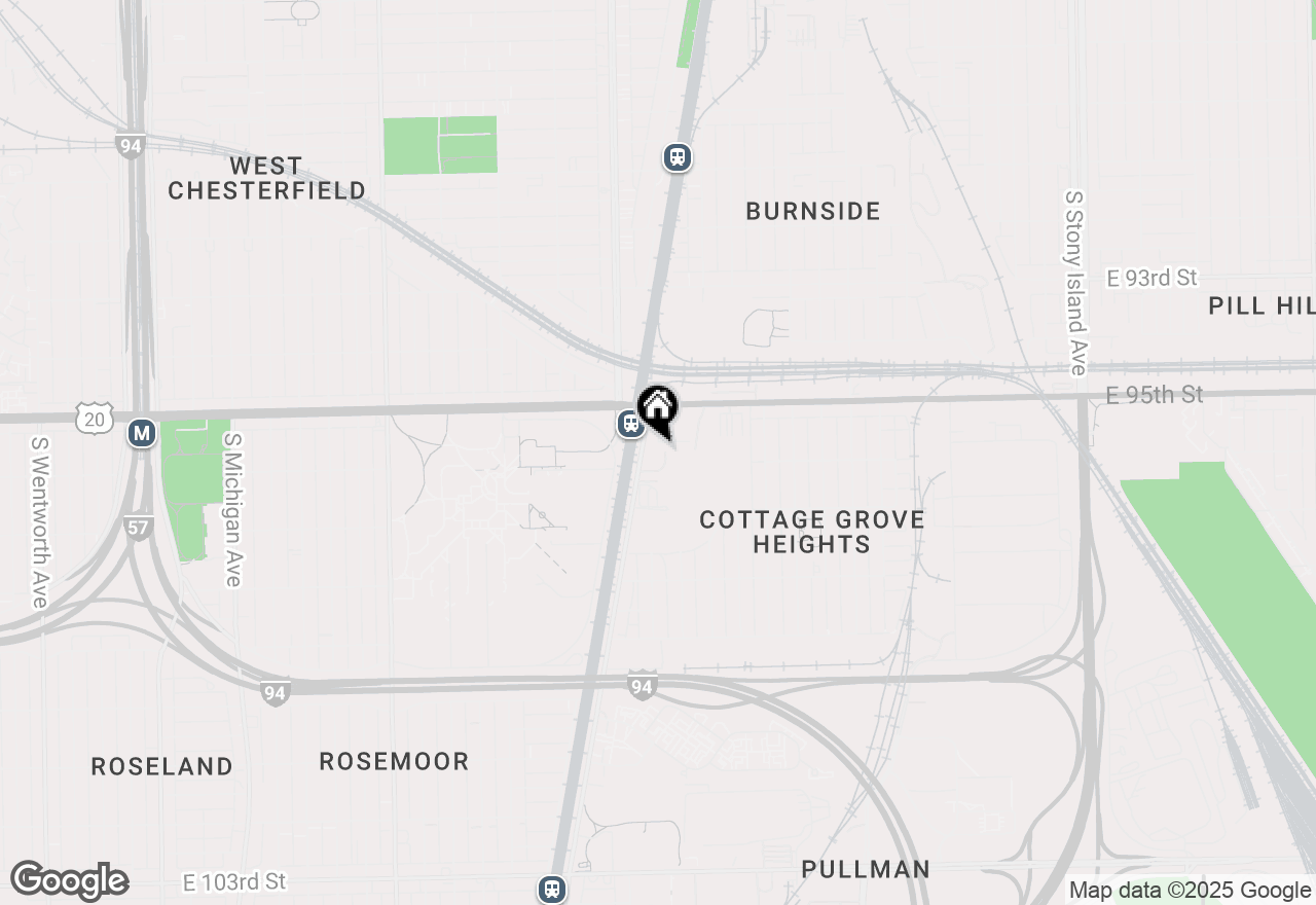 Map of 9551 - 9601 S Cottage Grove Avenue, Chicago, IL 60628