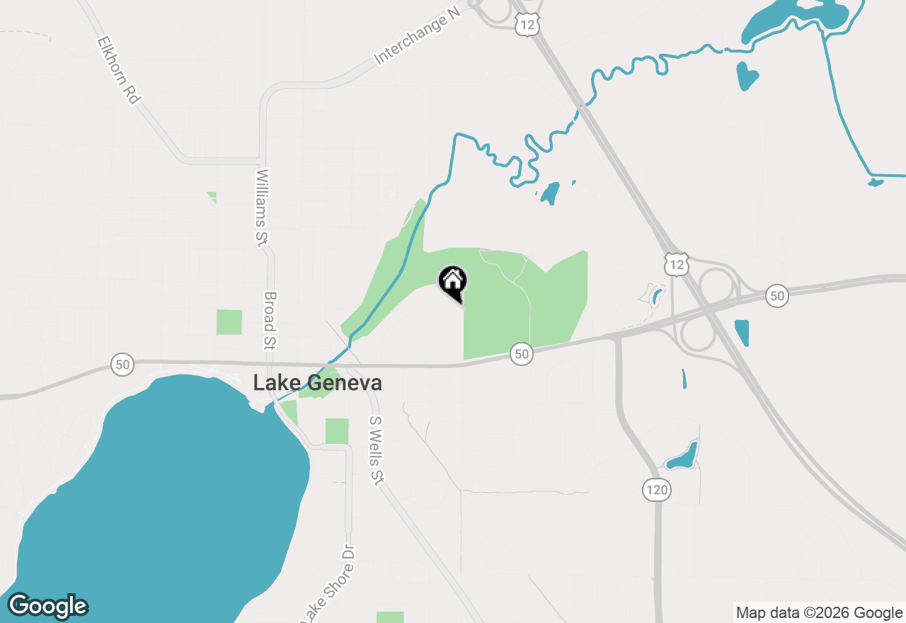 Map of 118 Evelyn Ln #H, Lake Geneva, WI 53147