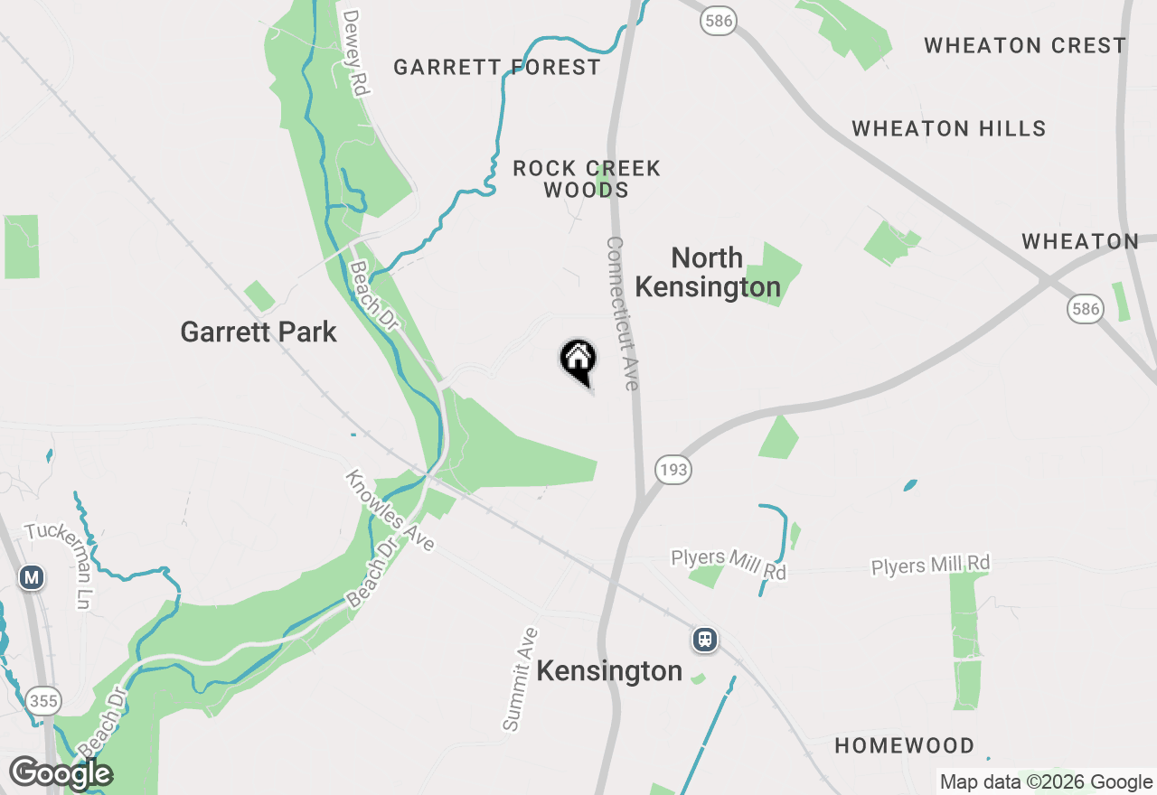 Map of 3916 Wexford Drive, Kensington, MD 20895