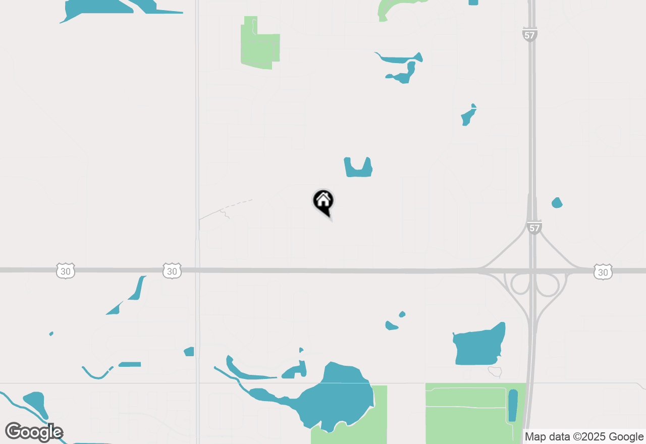 Map of (Address confidential), Matteson, Illinois 60443