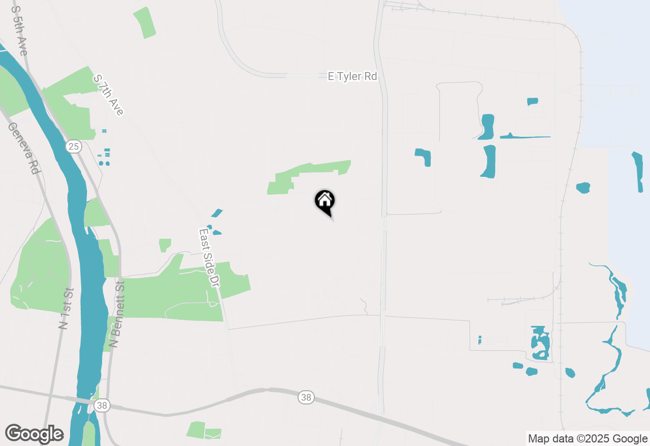 Map of 1140 Division Street, Geneva, IL 60134