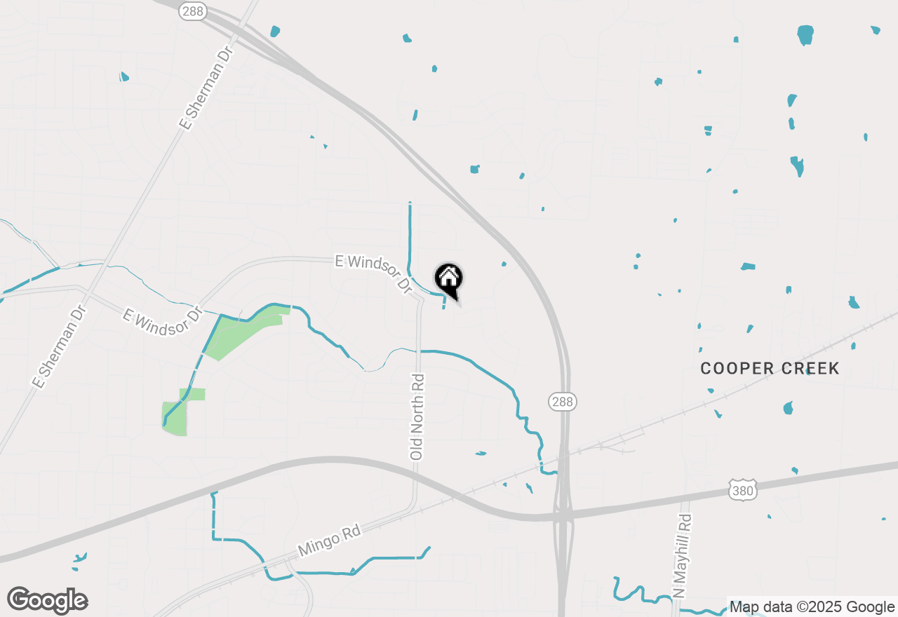 Map of 3205 Armstrong Street, Denton, TX 76209