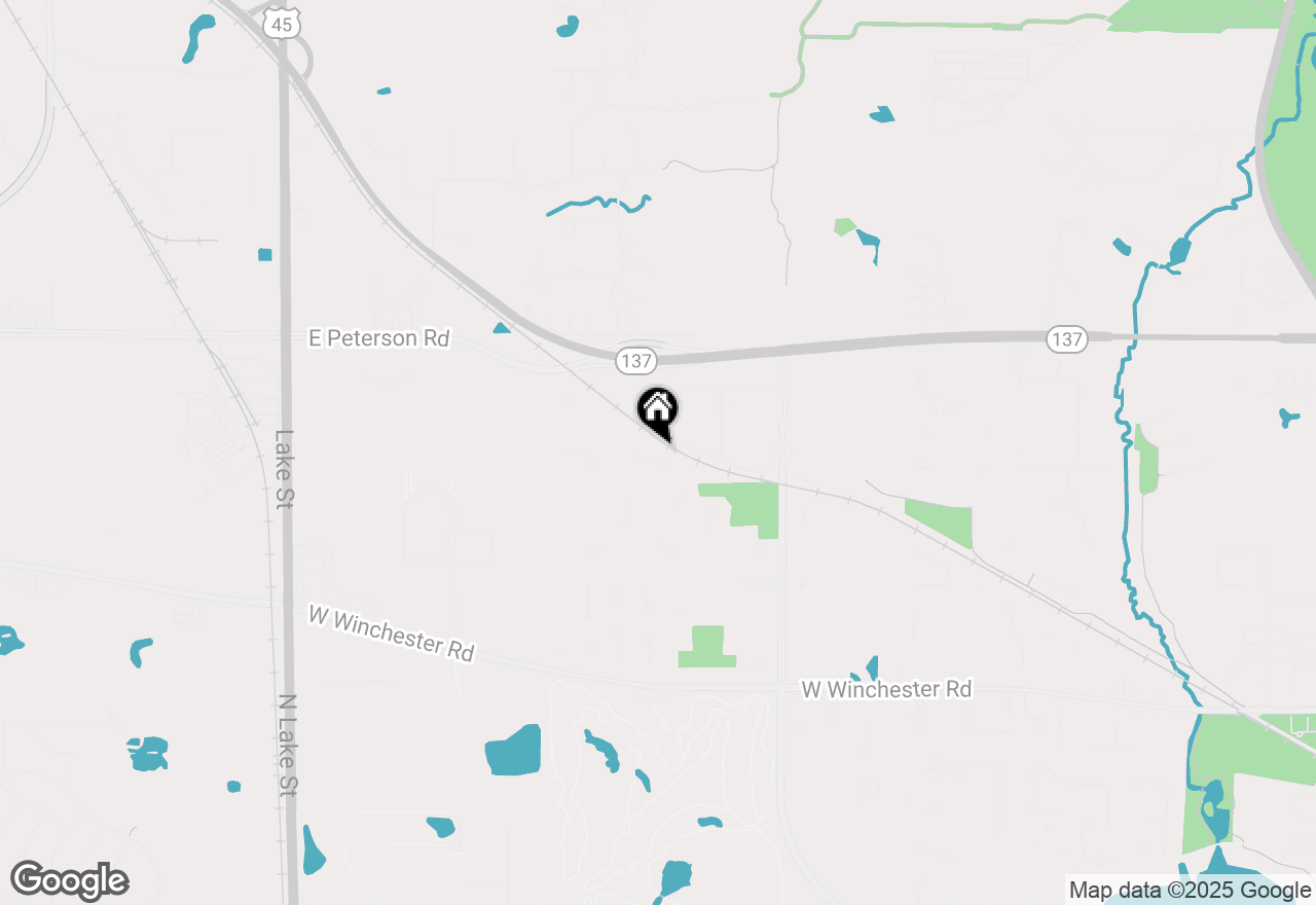 Map of 1708 Park Crest Court, Libertyville, IL 60048