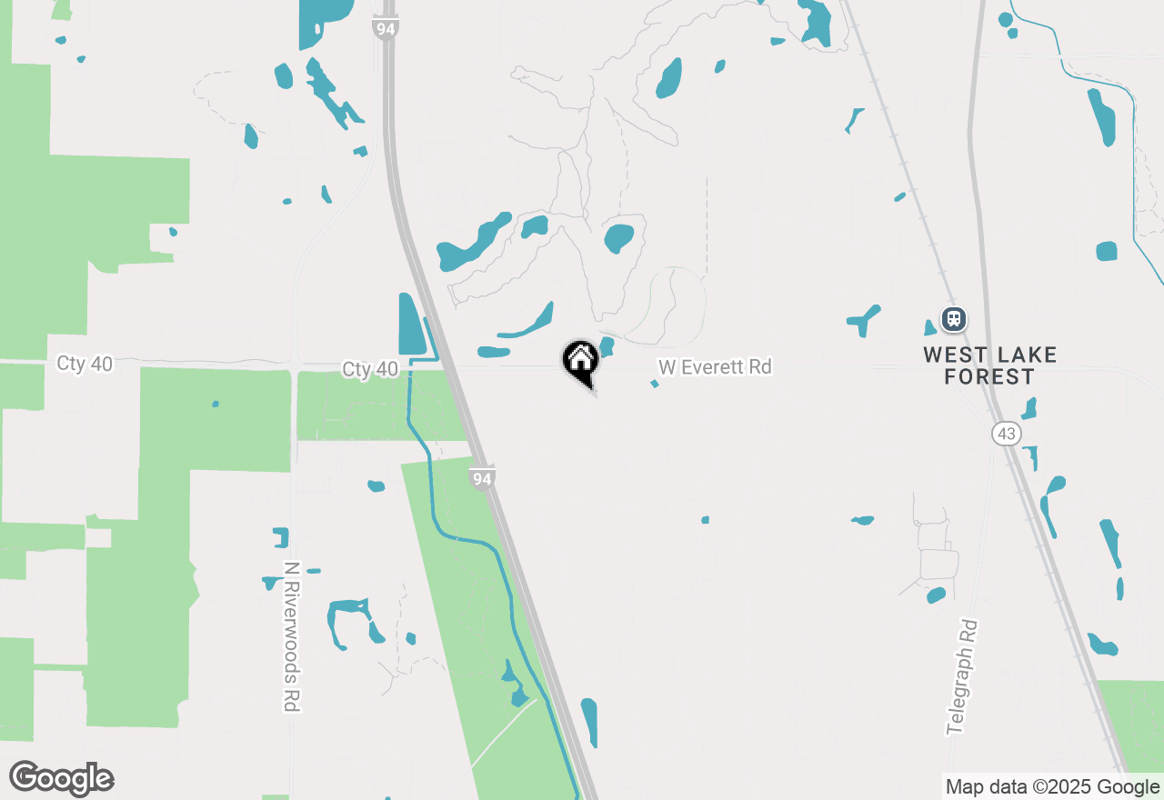 Map of 1076 Old Barn Lane, Lake Forest, IL 60045