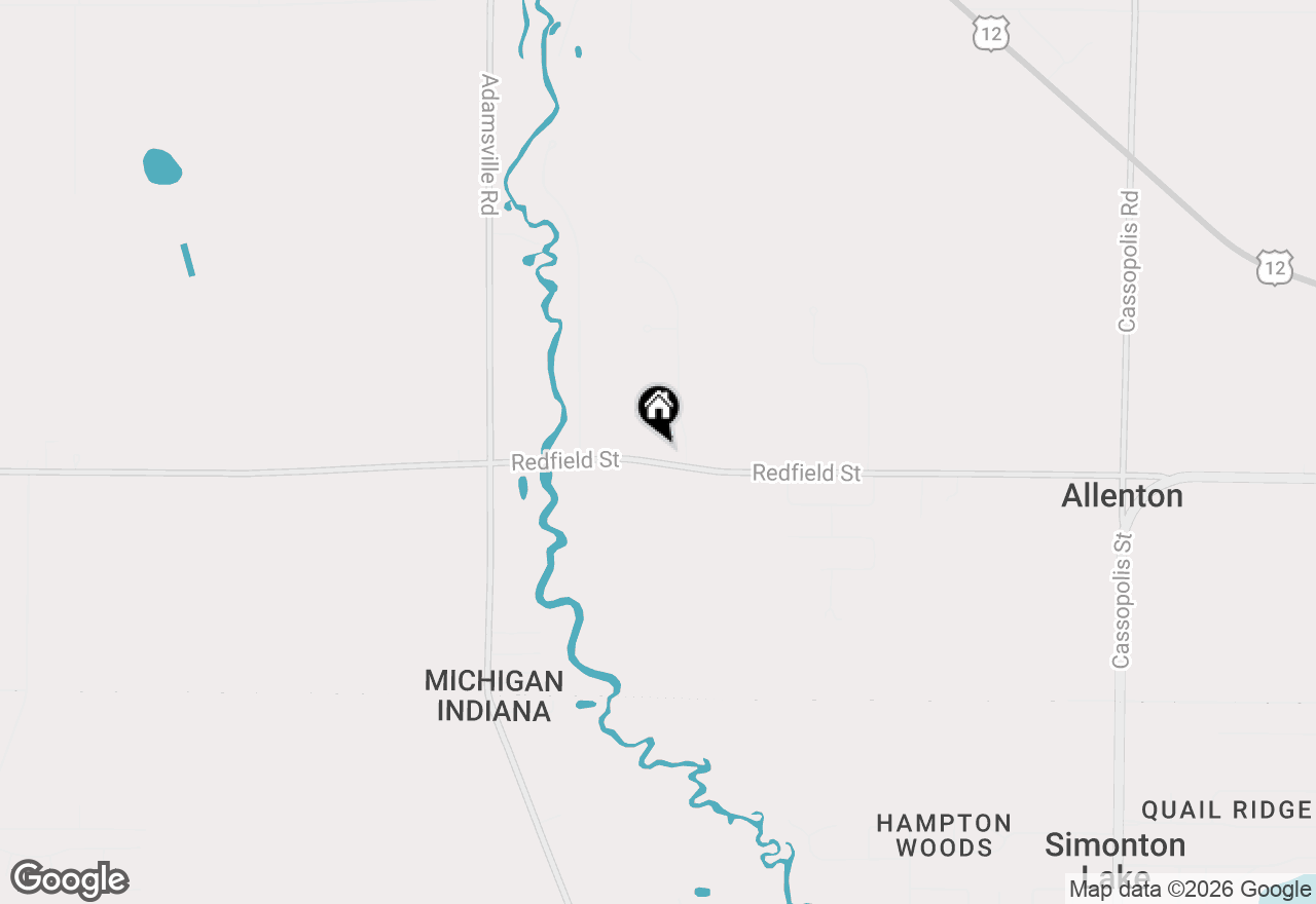 Map of  Southfork, Edwardsburg, MI 49112