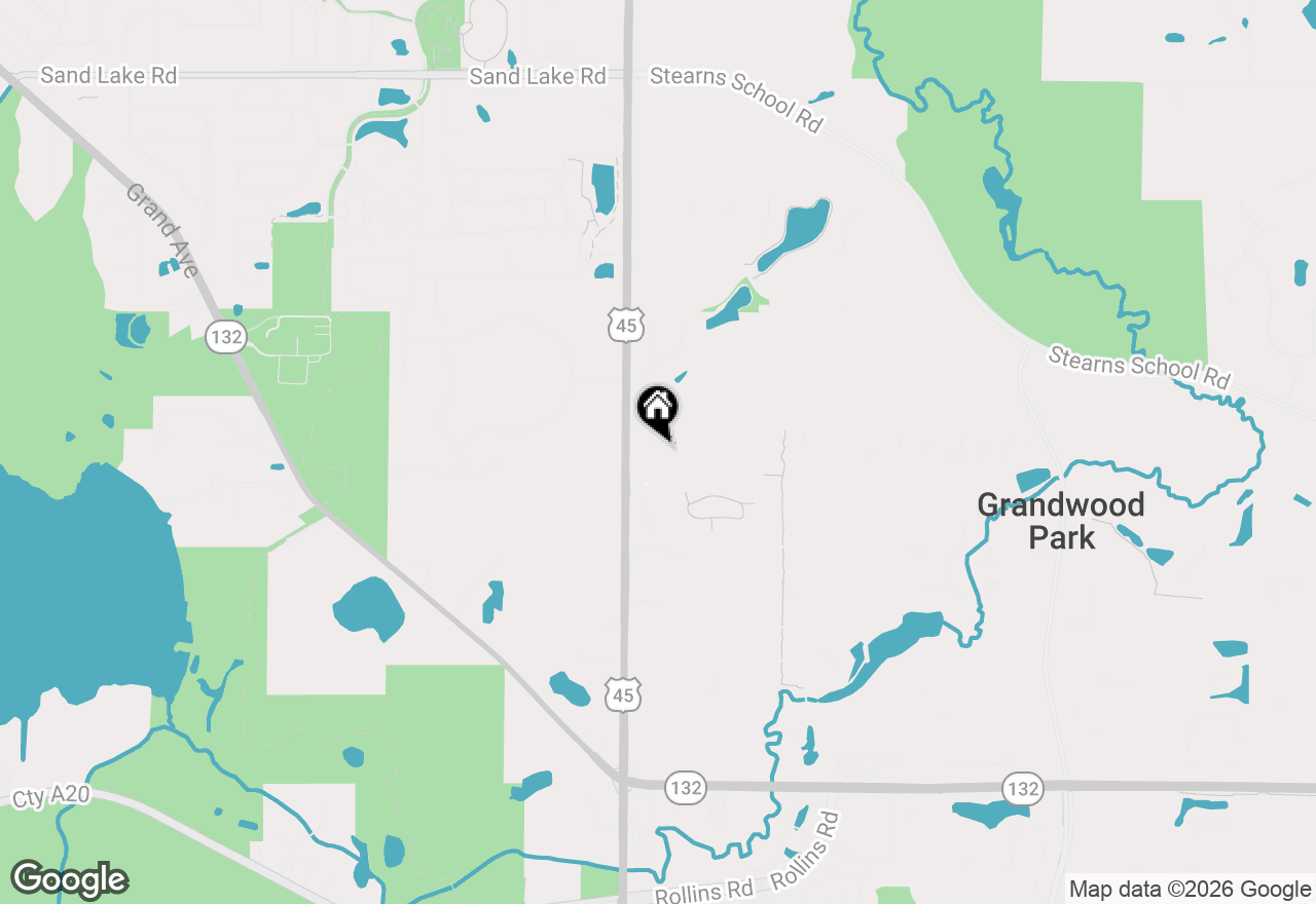 Map of 18861 W Aspen Court, Lake Villa, IL 60046