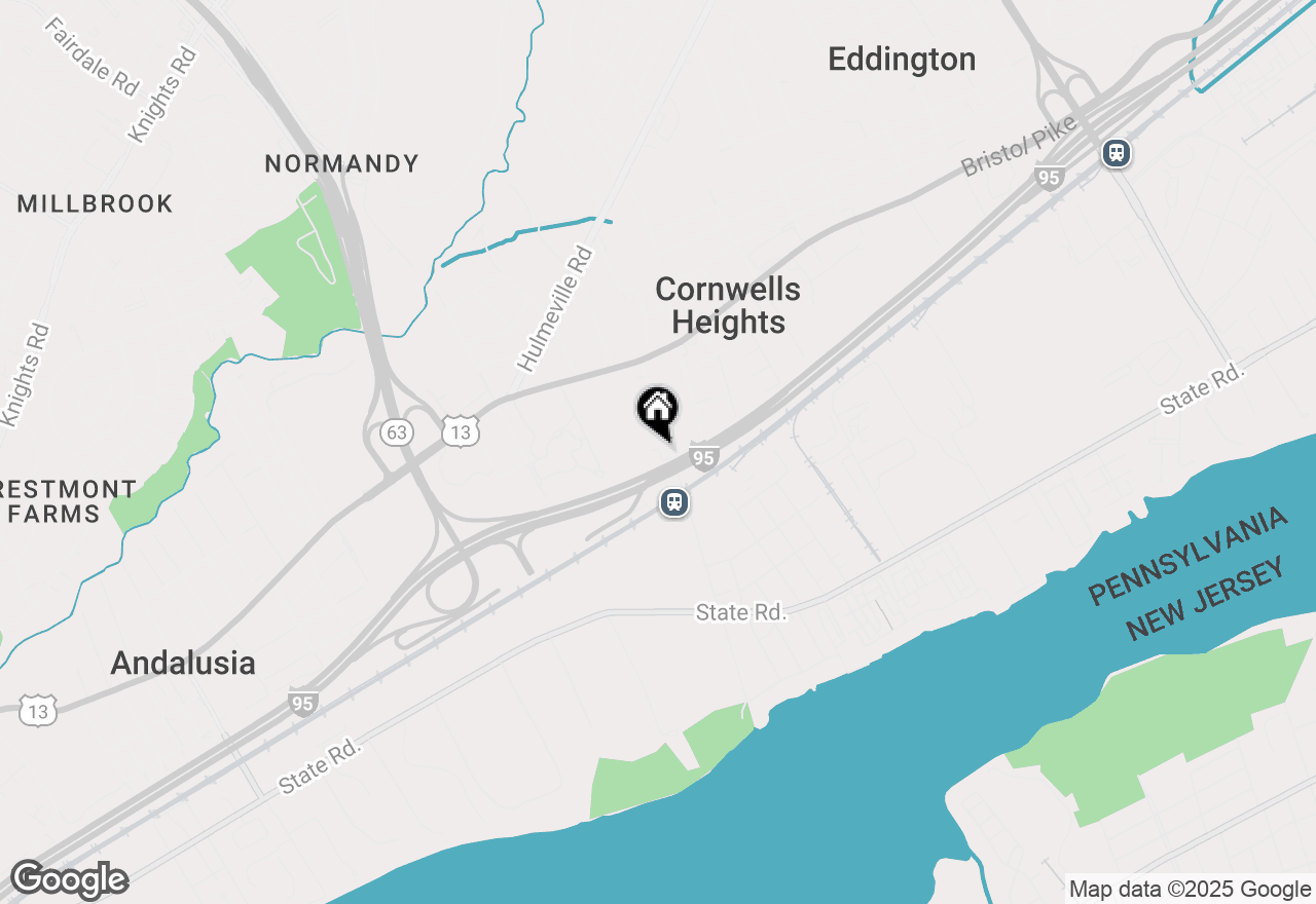 Map of 850 Station Avenue, Bensalem, PA 19020