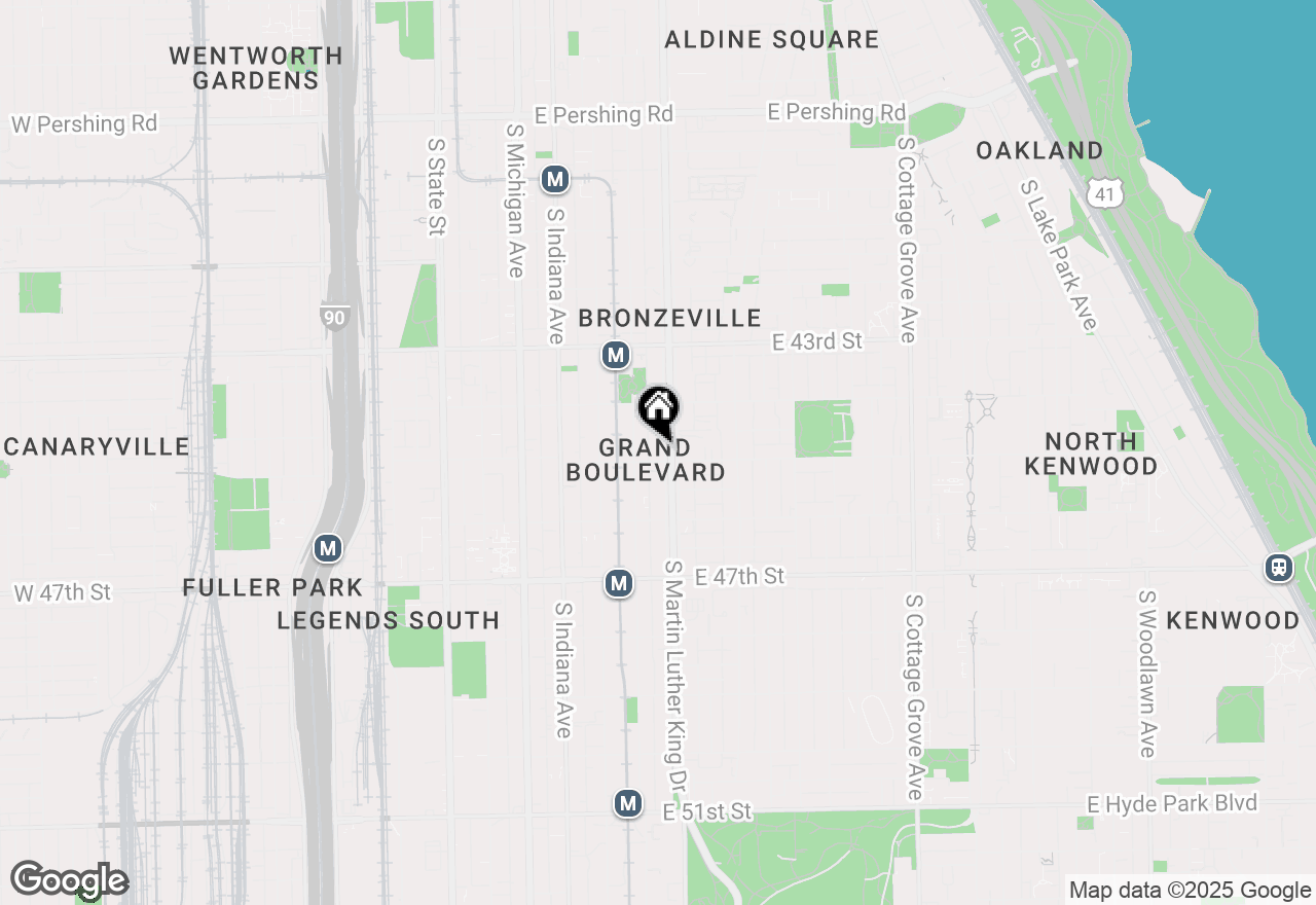 Map of 4450 S King Drive #2S, Chicago, IL 60653