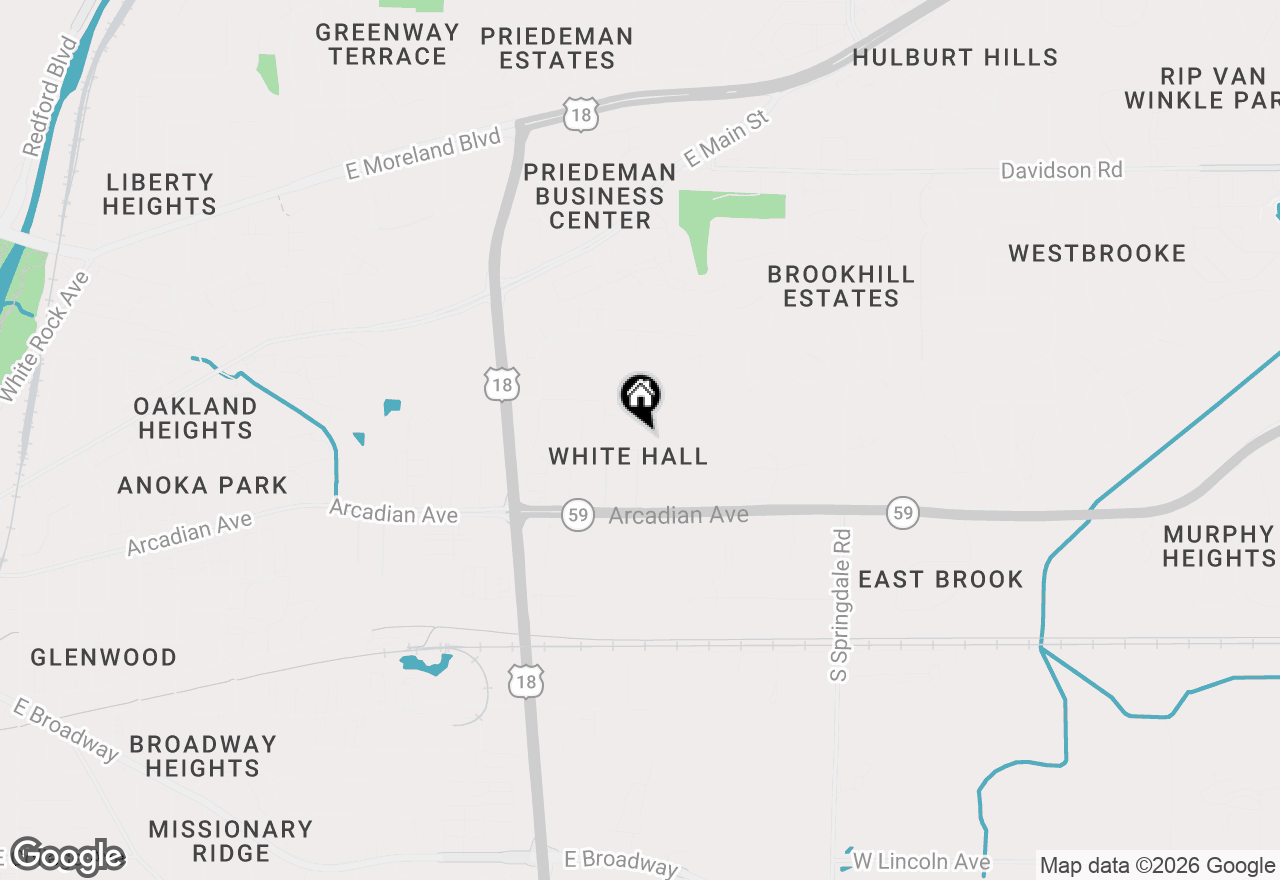 Map of S14W22426 National Ave, Waukesha, WI 53186