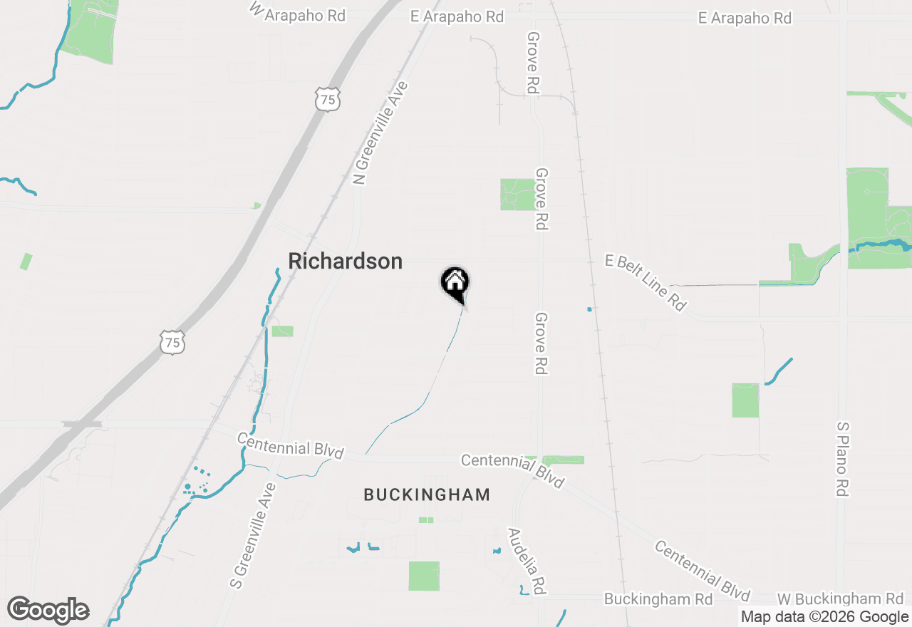 Map of 215 S Dorothy Drive, Richardson, TX 75081