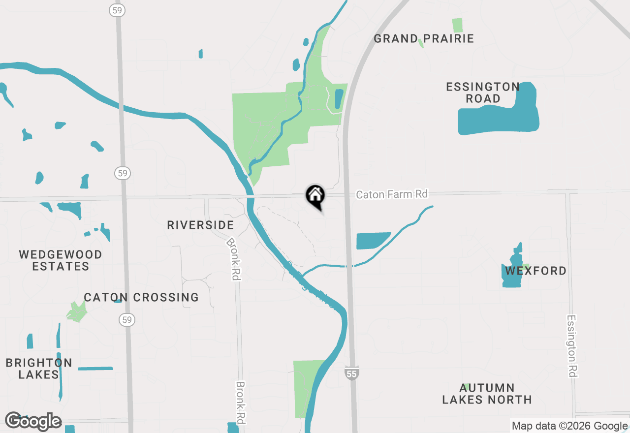 Map of 2331 Woodhill Court, Plainfield, IL 60586