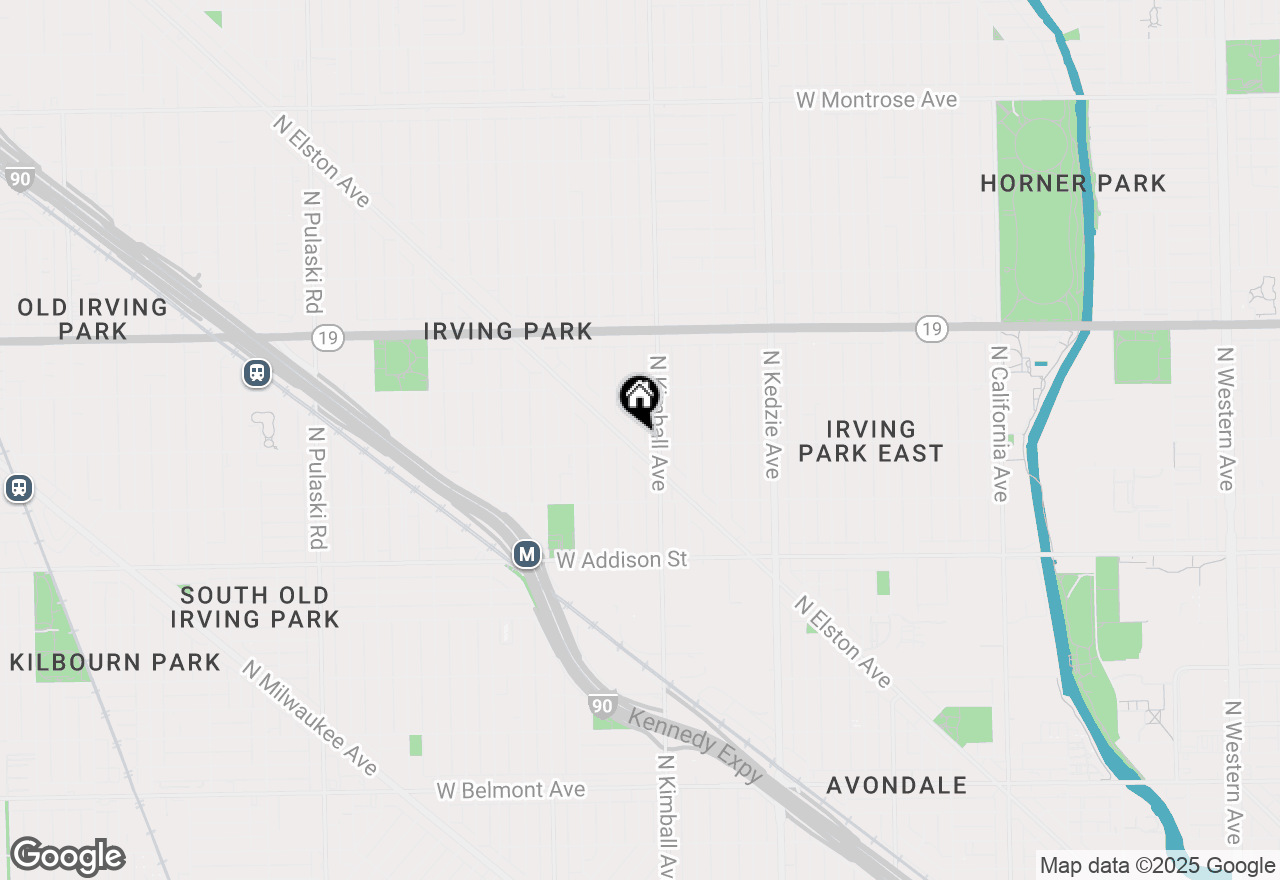 Map of 3803 N Bernard Street #2, Chicago, IL 60618