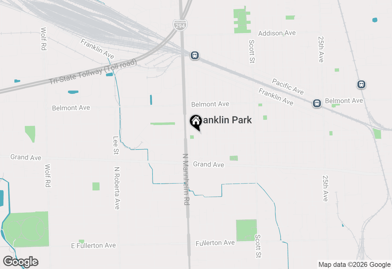 Map of 3013 Lincoln Street, Franklin Park, IL 60131