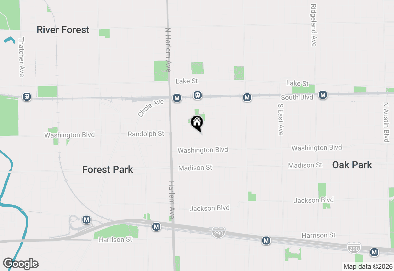 Map of 1025 Randolph Street #107, Oak Park, IL 60302