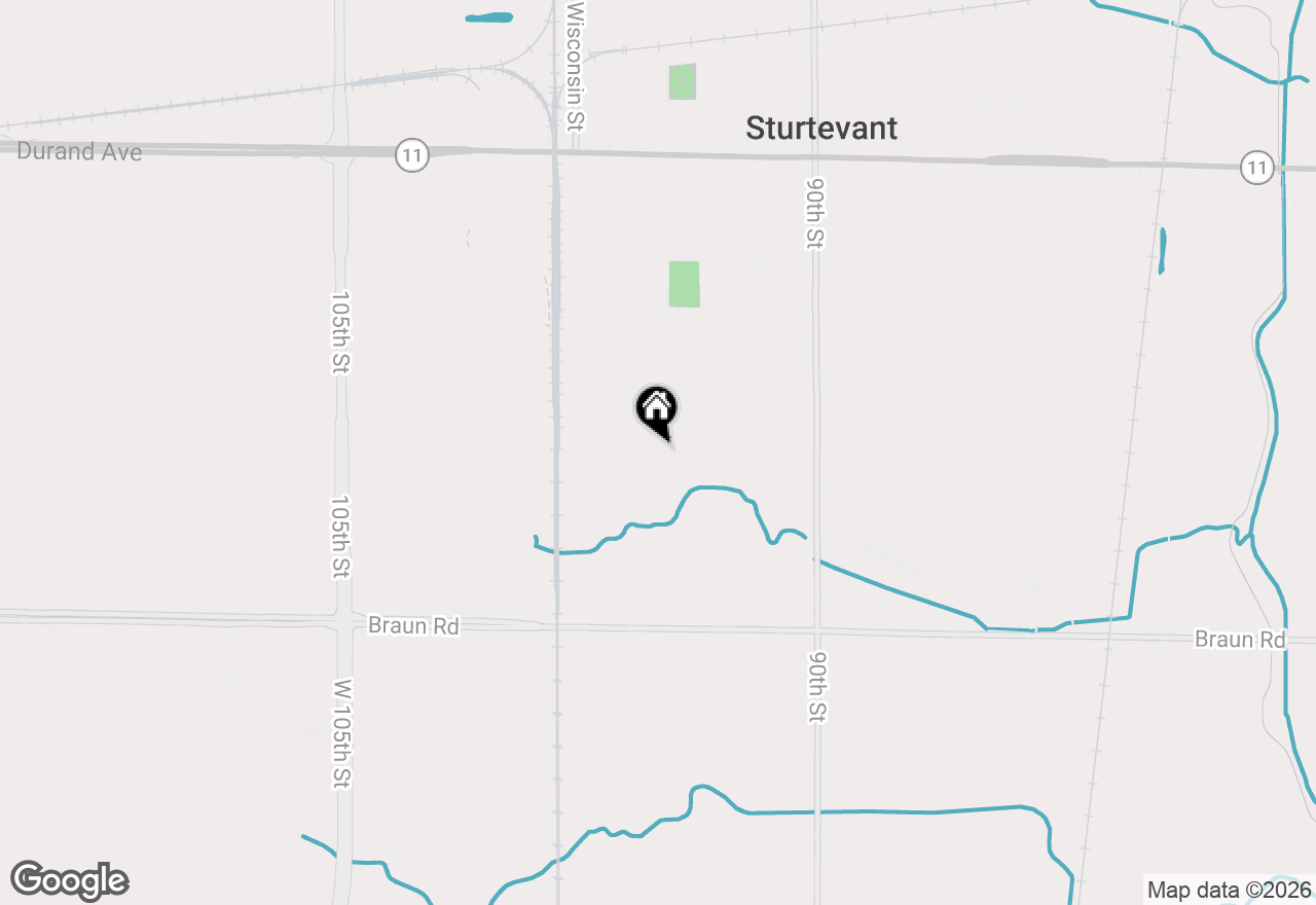 Map of 9518 Jasmine Ct, Sturtevant, WI 53177
